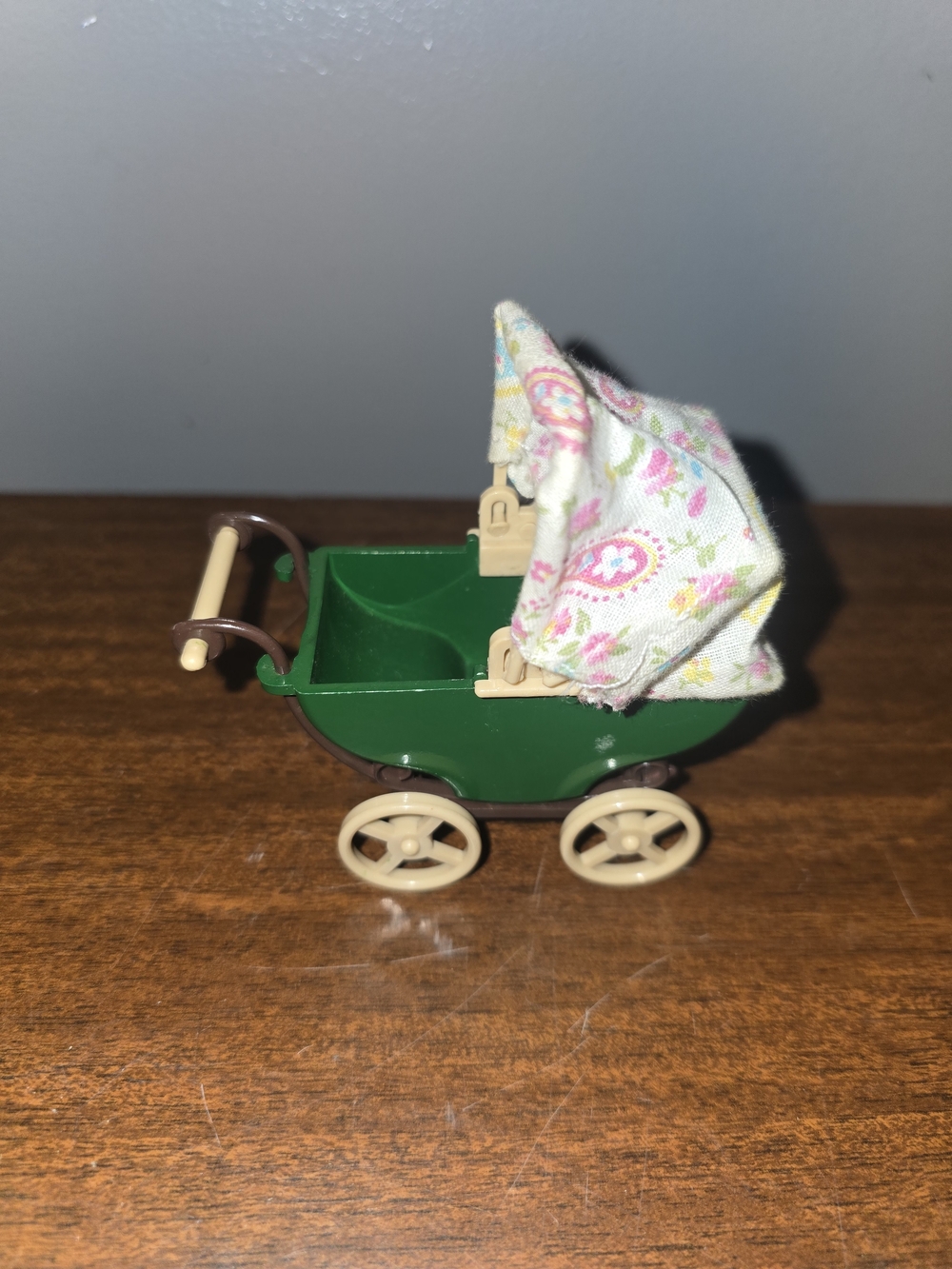 Vintage Sylvanian Families Paisley Pram Stroller